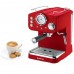 Espressor manual VORTEX SVO4016 1.25 L 1100 W 15 bar Rosu