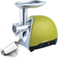  Masina de tocat Heinner, 1600 W, Accesoriu pentru rosii si carnati, Cutit inox, Verde sidefat 