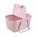 Cos pentru picnic ,Roz pudra , Tuffex ,TP4016, 49.5 x 32 X 24.5 cm