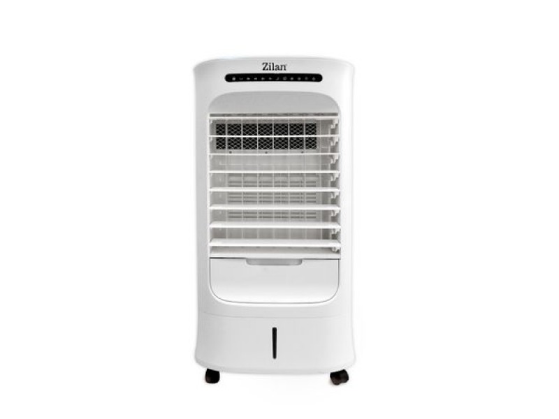 Ventilator cu racitor si purificator de aer mobil ZILAN ZLN-3826, Racire/Umidificare/Purificare, Telecomanda, Temporizator 1-15 ore Rezervor apa 10 l, Portabil