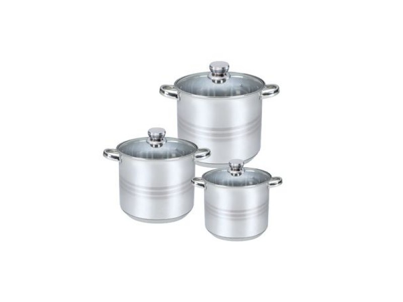 Set oale Floria ZLN-4045, 6 piese, pentru toate sursele de caldura, Inox