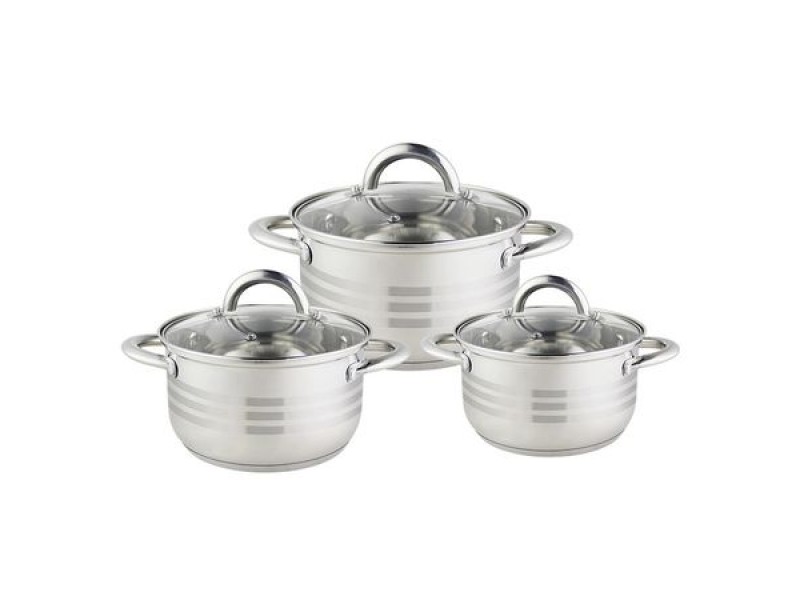 Set oale Floria ZLN-4083, 6 piese, pentru toate sursele de caldura, Inox