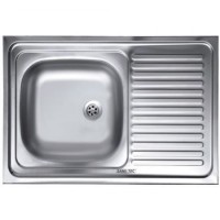 Chiuveta Sanitec C404, pentru masca, cuva stanga, satin inox