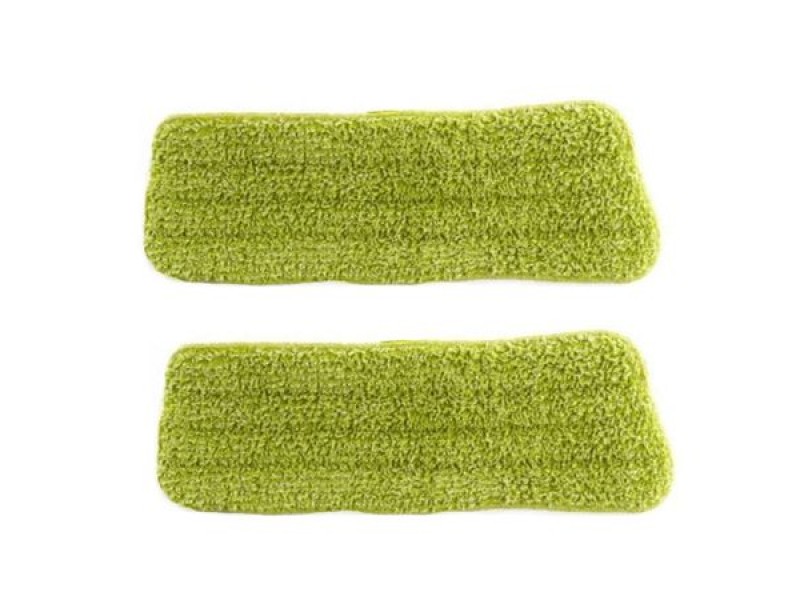 Set 2 rezerve lavete microfibre pentru curatare Grunberg - DS1260 Super spray mop Verde si mov