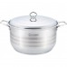 Cratita cu capac din Inox ,36Cm, 20L, Grunberg ,GR8136