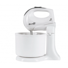 Mixer cu bol Hausberg HB-3518, Alb, 5 viteze, 350W, Design ergonomic