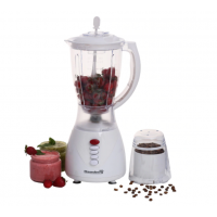 Blender cu bol 2in 1, 1.5 l, Hausberg HB7661A, 3 viteze, 300 w, alb