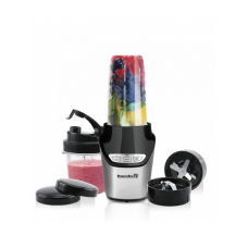 Blender 2 in 1 , putere 1000W, Hausberg HB7705N, Nutrition Extractor,8 pcs negru+CADOU SPATULA HB-H13