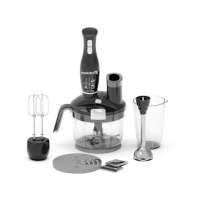 Blender 4 in 1 Hausberg HB-7710NG, capacitate bol 1.5 l, 1500 W, functie turbo, Negru