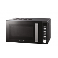 Cuptor cu microunde Hausberg HB-8003, 1200W, 6 trepte de putere, 20L, Control digital, Negru