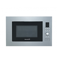 Cuptor cu microunde incorporabil Hausberg HB-8070IN, 25 l, 1400 W, Grill, Control digital, Argintiu