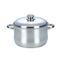 Cratita Grunberg, 20 cm, 3.00 l, Capac, Inox