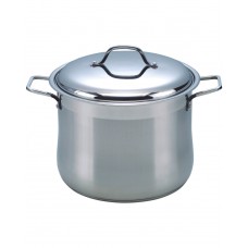 Oala Grunberg GR3130, 30 cm, 16.5 l , Capac, Inox