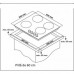 Plita incorporabila Heinner , Gaz, 4 Arzatoare, Aprindere electrica, Inox