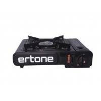 Aragaz portabil camping Ertone ERT-MN231NG, Pentru butelii spray, 2,2 kW, Aprindere piezo, Negru