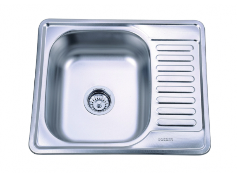 Chiuveta Sanitec SN9029S, pentru blat 58 X48cm stanga, anticalcar, inox