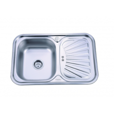 Chiuveta Sanitec SN9030S, pentru blat75 X49cm stanga, anticalcar, inox