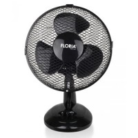 Ventilator de birou Floria ZLN-1211, Diametru 26 cm, Putere 25 W, 2 trepte de viteza, Functie oscilare