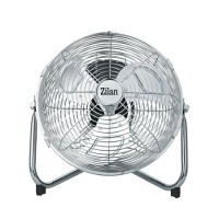 Ventilator inox cu suport Zilan ZLN-2348, Putere 50 W, Diametru 36 cm, 3 trepte ventilare, Unghi de inclinare reglabil