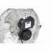 Ventilator inox cu suport Zilan ZLN-2348, Putere 50 W, Diametru 36 cm, 3 trepte ventilare, Unghi de inclinare reglabil