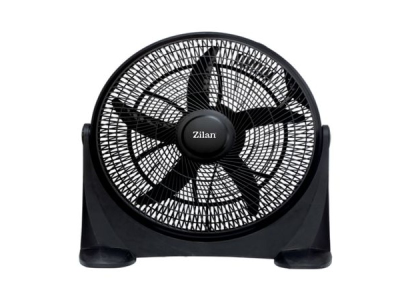 Ventilator rotund cu suport Zilan ZLN-2362, Diametru 50 cm, Inclinare reglabila, Putere 75 W, 3 trepte ventilare, 5 palete de ventilare