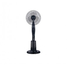 Ventilator cu pulverizare de apa Zilan ZLN-0966, Putere 75W, 3 trepte de viteza, cu functie de umidificare, Negru