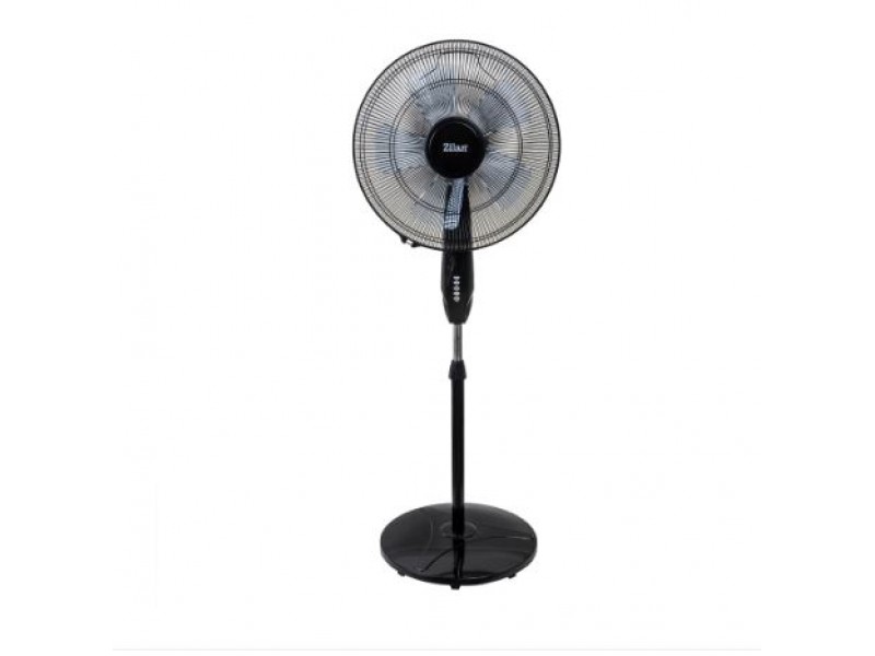 Ventilator cu picior si inaltime reglabila Zilan, 3 viteze, putere 60W,temporizator,model ZLN1178,pozitie fixa sau rotativa, Negru