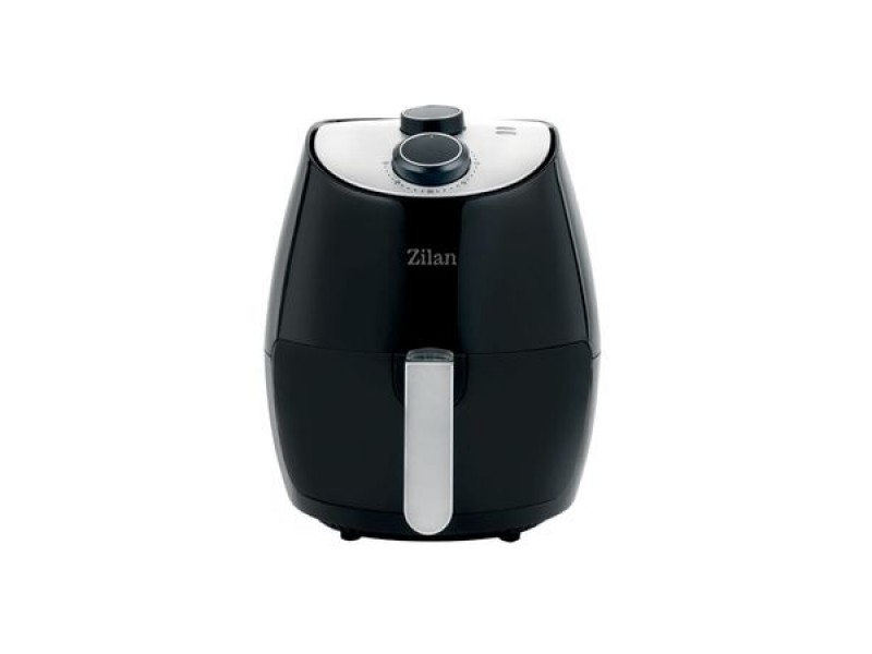 Friteuza Air Fryer ZILAN ZLN-3598, 1350 W, Capacitate 2.6 L, Timer 30 min, Argintiu/Negru